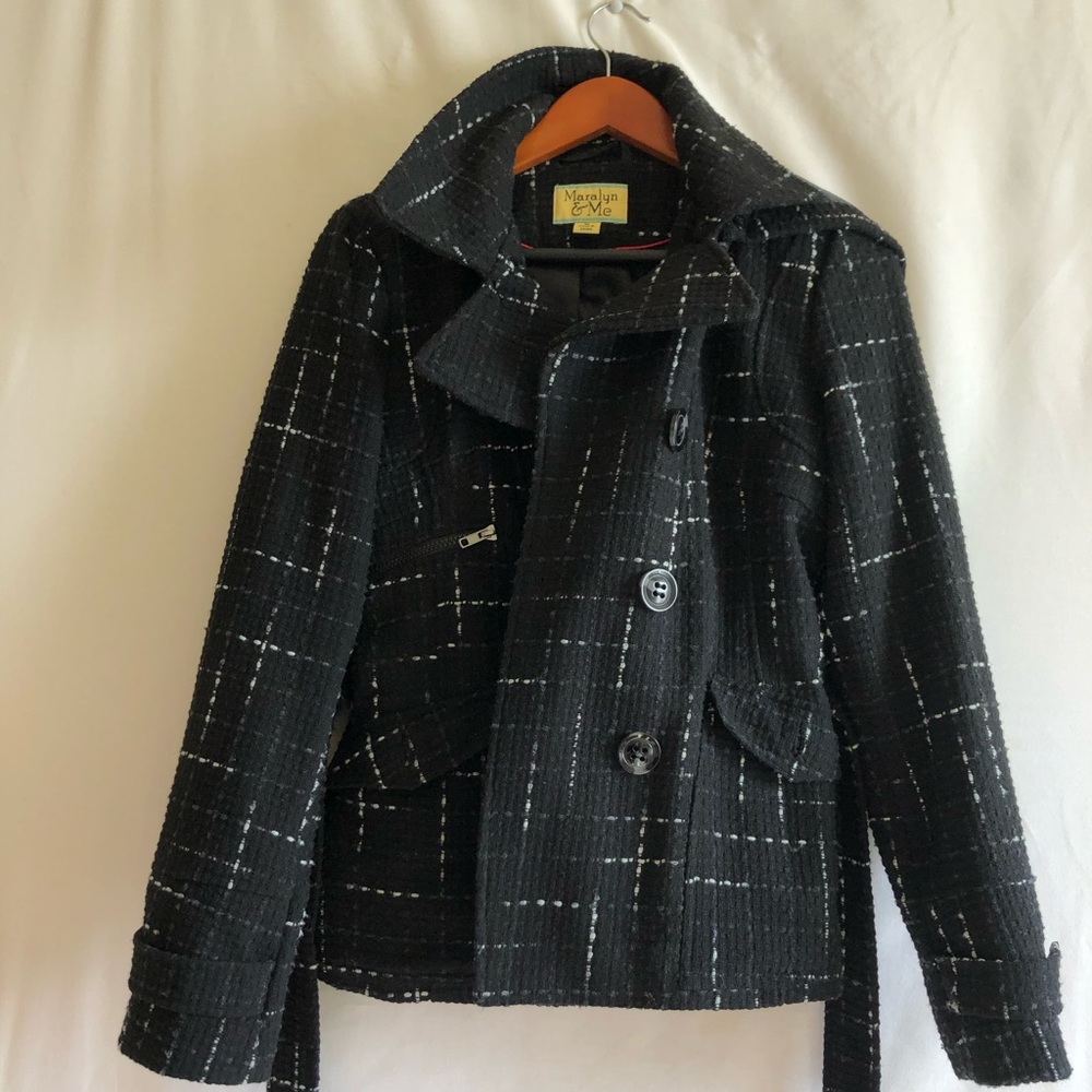 Winter/Fall Coat with Hoodie - Size M